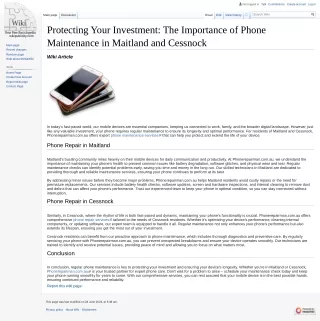 The Importance of Phone Maintenance in Maitland and Cessnock