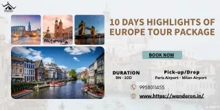 10 Days Highlights of Europe Tour Package