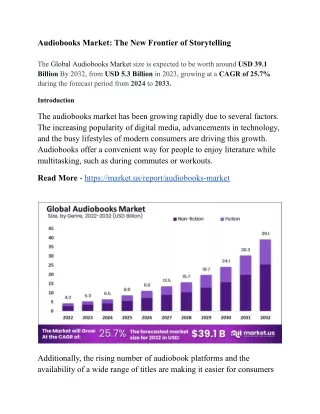 Audiobooks Market_ The New Frontier of Storytelling