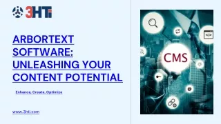 Arbortext Software Unleashing Your Content Potential