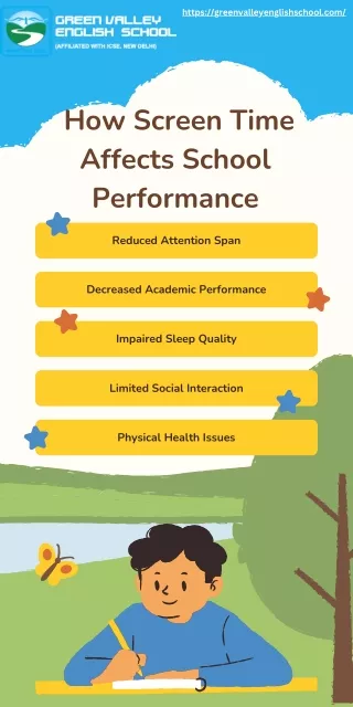 How screen time affects school performance