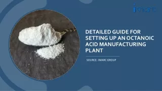 Octanoic Acid Manufacturing Plant Project Report: Setup Details