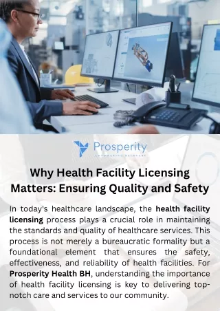 Why Health Facility Licensing Matters Ensuring Quality and Safety