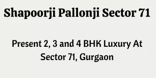 Shapoorji Pallonji Sector 71 E-Brochure