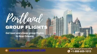How to get cheap group flights to Portland?