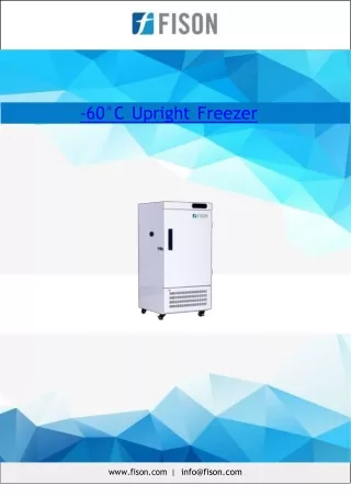 -60°C Upright Freezer
