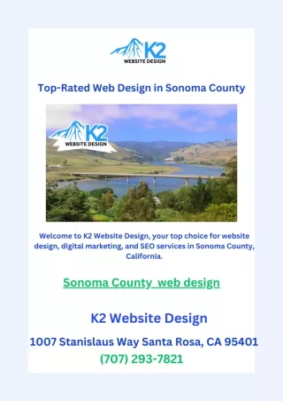 Top-Rated Web Design in Sonoma County