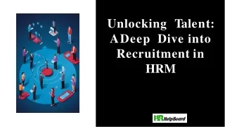 Recruitment Definition