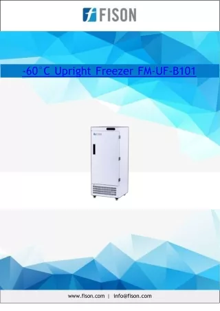 -60°C Upright Freezer 278L