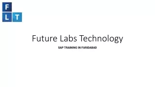 Unlock Financial Expertise with SAP Training in Faridabad – Future Labs Technolo