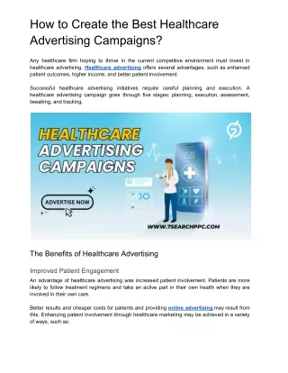 How to Create the Best Healthcare Advertising Campaigns_