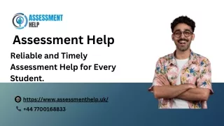 Reliable and Timely Assessment Help for Every Student