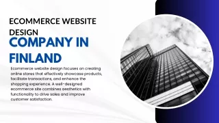 Ecommerce Website Design Company In Finland