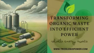 Sustainable Power with Biogas Energy