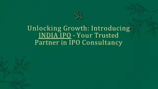 Get updates and news about IPO