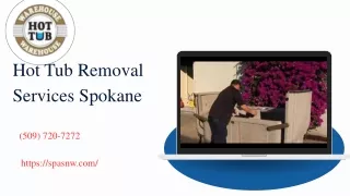 Efficient Hot Tub Removal Services In Spokane