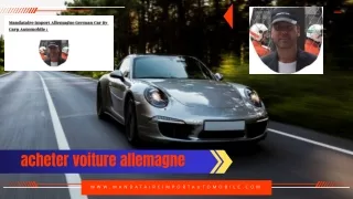 acheter voiture allemagne