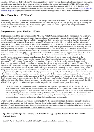 Is Bpc 157 The Future Of Healing?