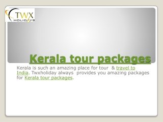 kerala tour packages