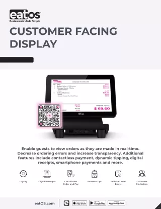 Customer Facing Display | Restaurants Technology | eatOS