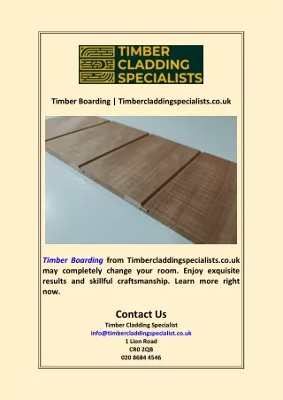 Timber Boarding  Timbercladdingspecialists.co.uk