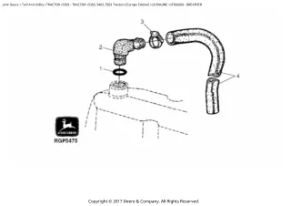 John Deere 5303 Tractor (Europe Edition) Parts Catalogue Manual (PC4482)