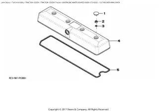 John Deere 5525N Tractor Parts Catalogue Manual (PC10846)