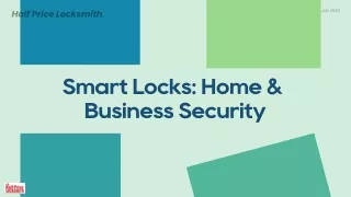 Smart Locks_ Home & Business Security