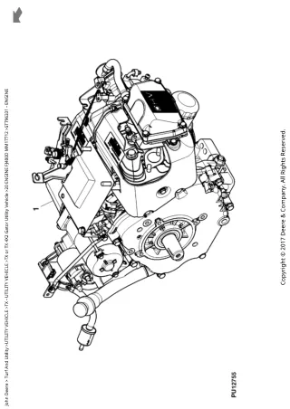 John Deere TX or TX 4×2 Gator Utility Vehicle Parts Catalogue Manual (PC9461)