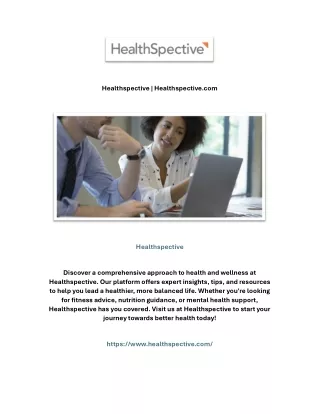 Healthspective | Healthspective.com