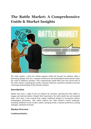 The Rattle Market_ A Comprehensive Guide & Market Insights