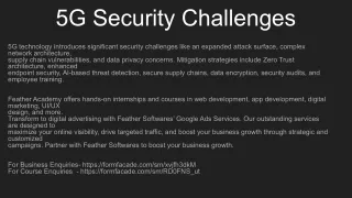 5G Security Challenges