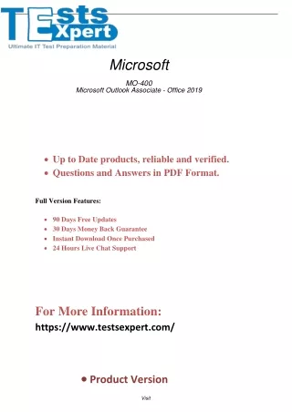 Unlock Success with MO-400 Microsoft Outlook Associate - Office 2019 Exam