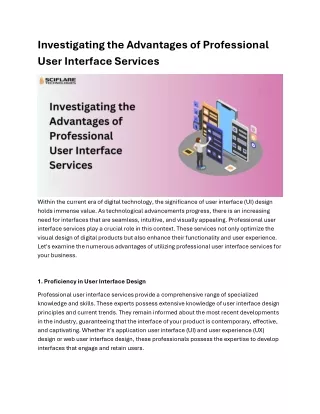 Investigating the Advantages of Professional User Interface Services (1)
