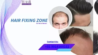 The Gentleman’s Choice Non-Surgical Hair Fixing at Bangalore