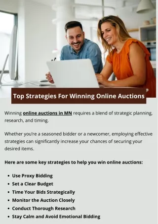 Top Strategies For Winning Online Auctions