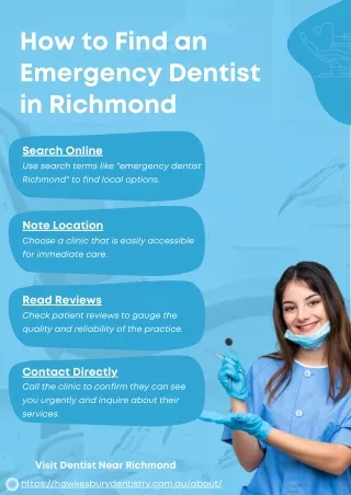 How to Find an Emergency Dentist in Richmond