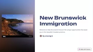 Discover Your New Home in New Brunswick