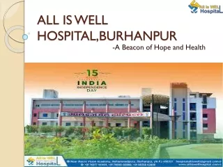 ALL IS WELL HOSPITAL-Eye Specialist IN Burhanpur