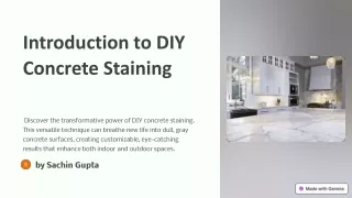 Transform Your Space with DIY Concrete Staining