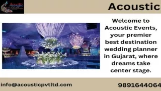 Best Destination Wedding Planner In Gujarat