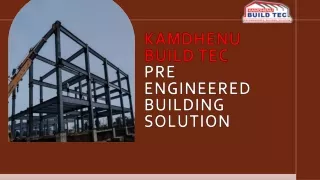 Kamdhenu Build TEC - Pre Engineered Building Manufacturers in India