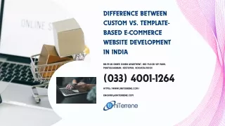 Difference Between Custom vs. Template-based E-commerce Website Development in I