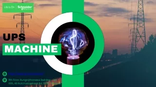 ups machine is | Schneider Electric Thailand