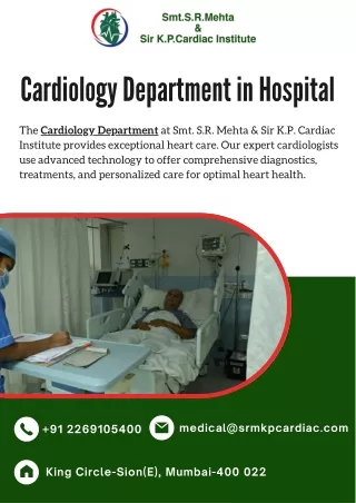 Cardiology Department in Hospital