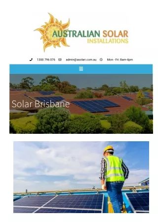 Solar Brisbane