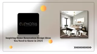Inspiring Home Renovation Design Ideas You Need to Know in 2024
