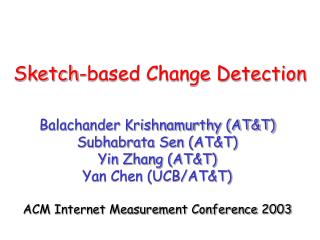 Sketch-based Change Detection