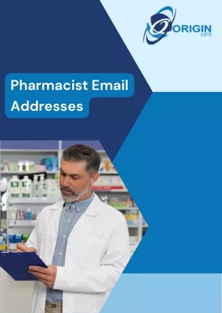 Boost Your Marketing Efforts with Pharmacists Email Addresses