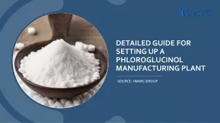 Phloroglucinol Manufacturing Plant Project Report: Setup Details